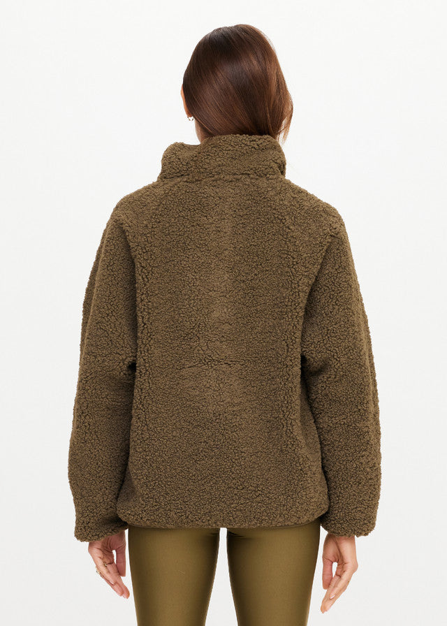 The Upside Harlow Fleece Pullover - Olive