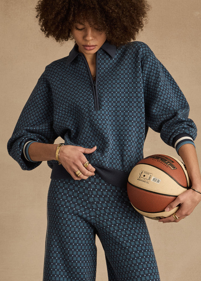 The Upside Lumiere Zane Knit Collared Top