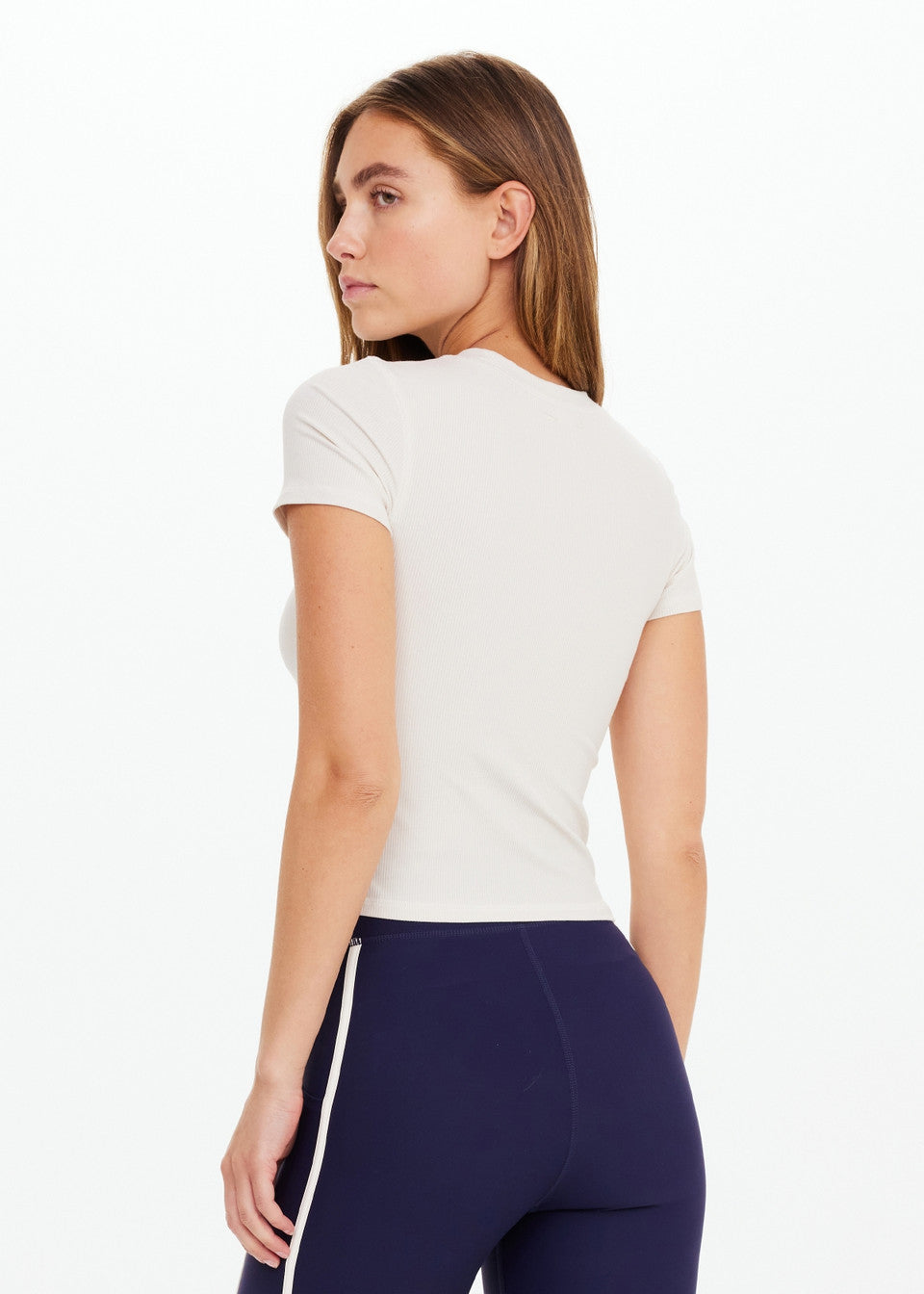 The Upside Shelter Fitted Tee - Creme