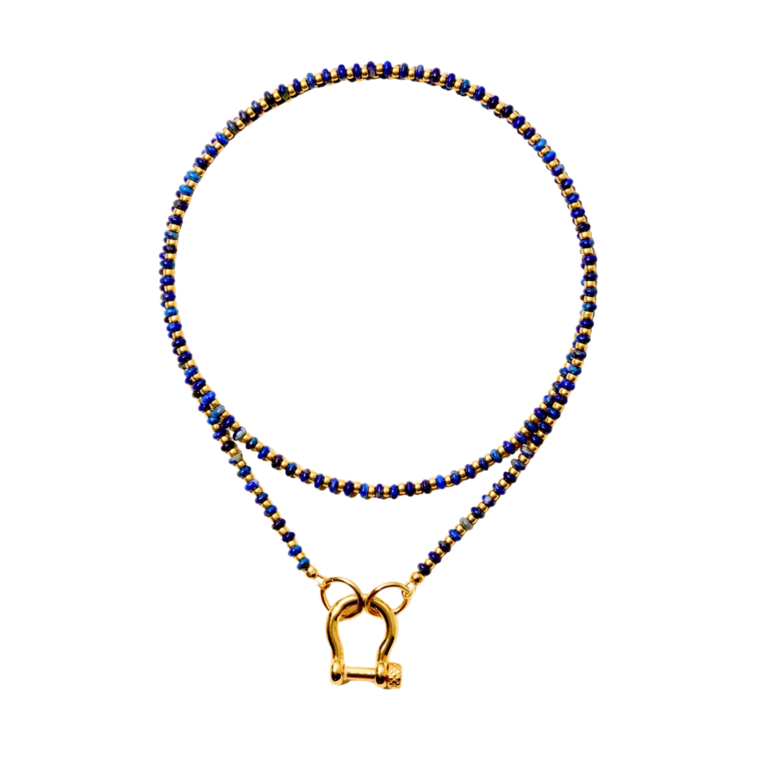 Spicy Dan Blue Bonnet Necklace