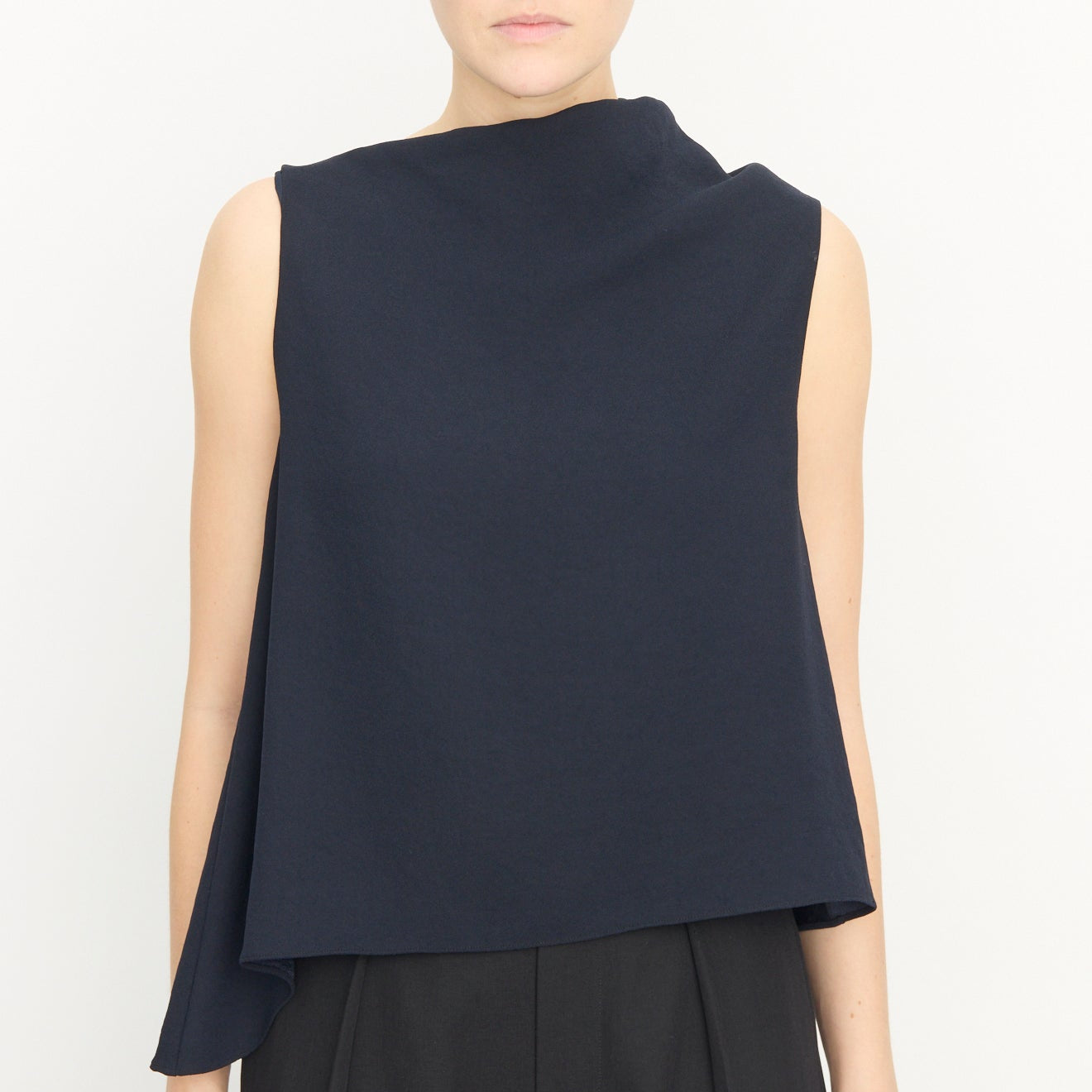 Vince A-Line Asymmetrical Draped Top