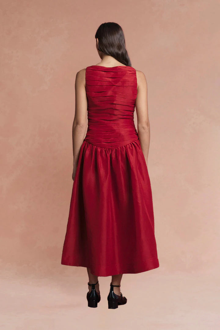 Lovaan Val Dress - Ruby