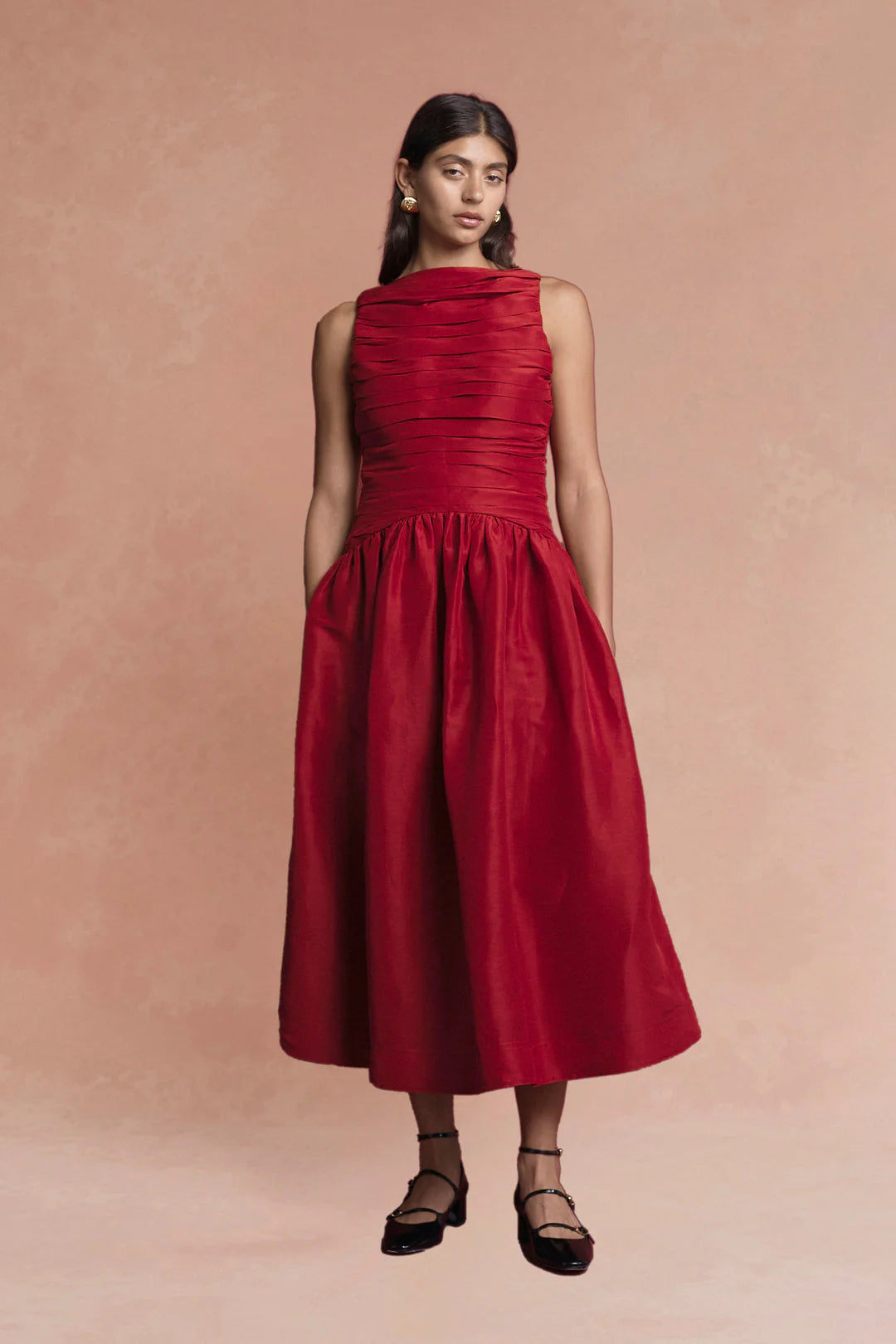Lovaan Val Dress - Ruby