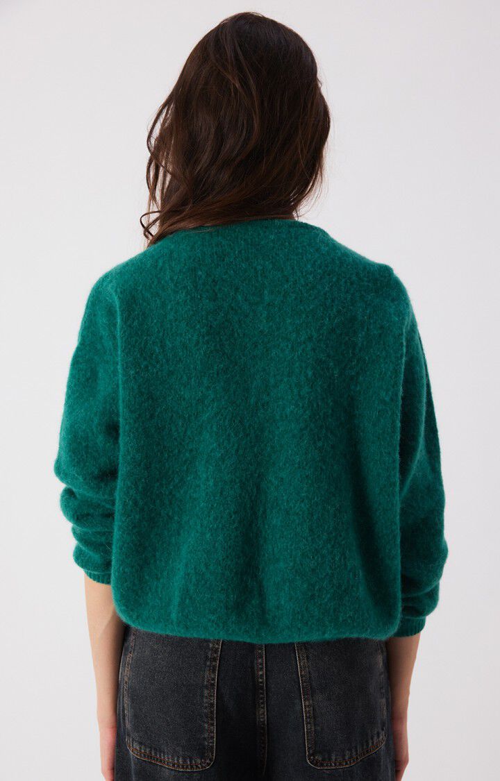American Vintage Vitow Cardigan - Teal Melange