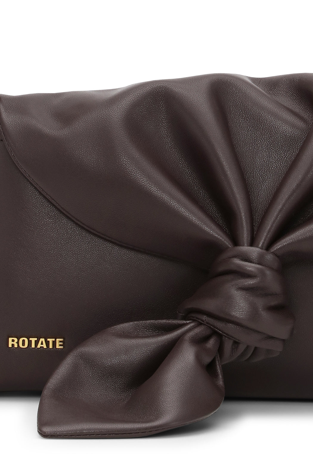 LEATHER KNOT SCARF BAG