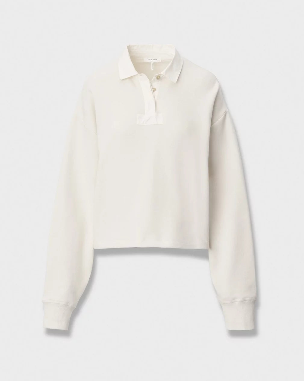 Rag & Bone Vintage Terry Oversized Polo Sweatshirt