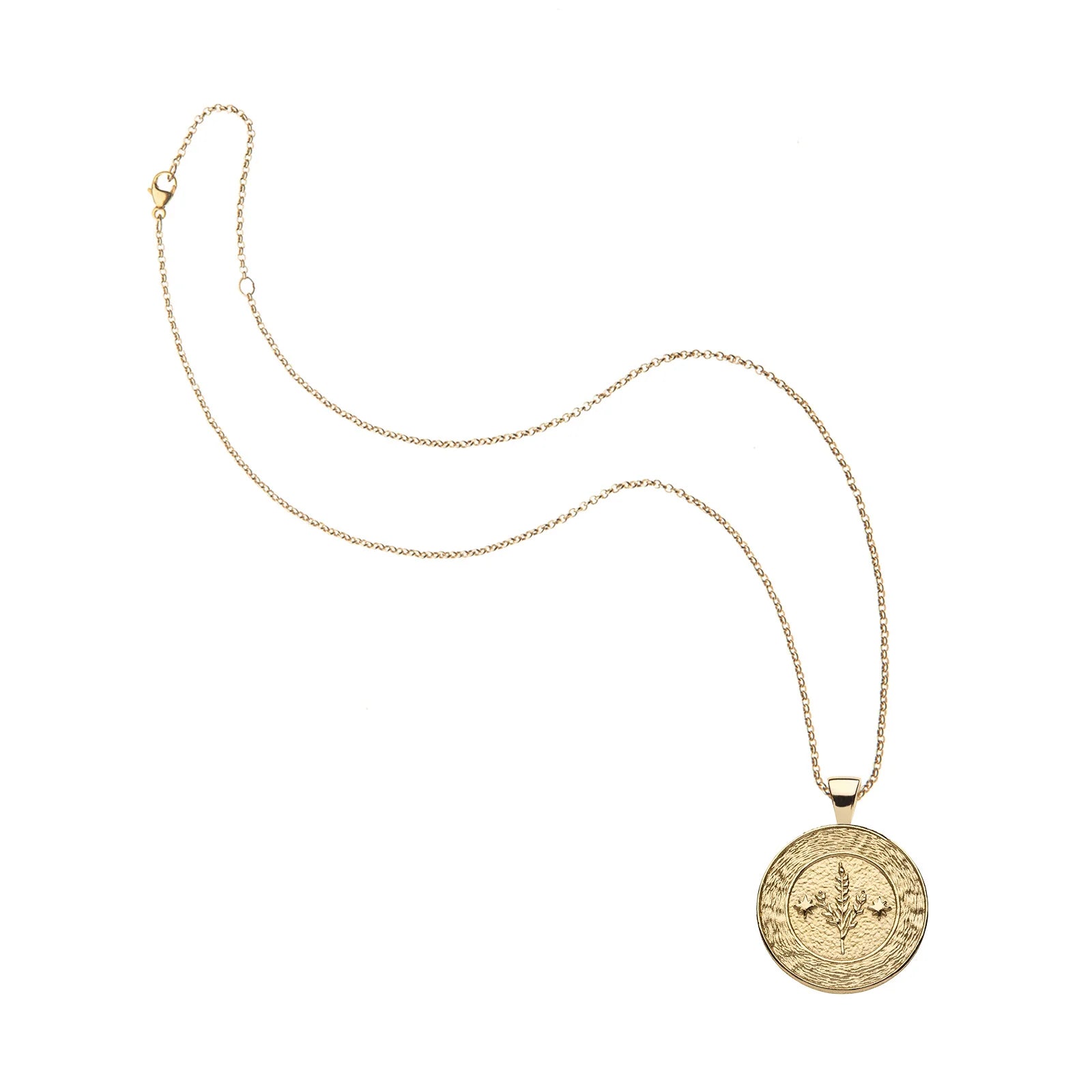 Jane Win VIRGO JW Small Zodiac Pendant Coin