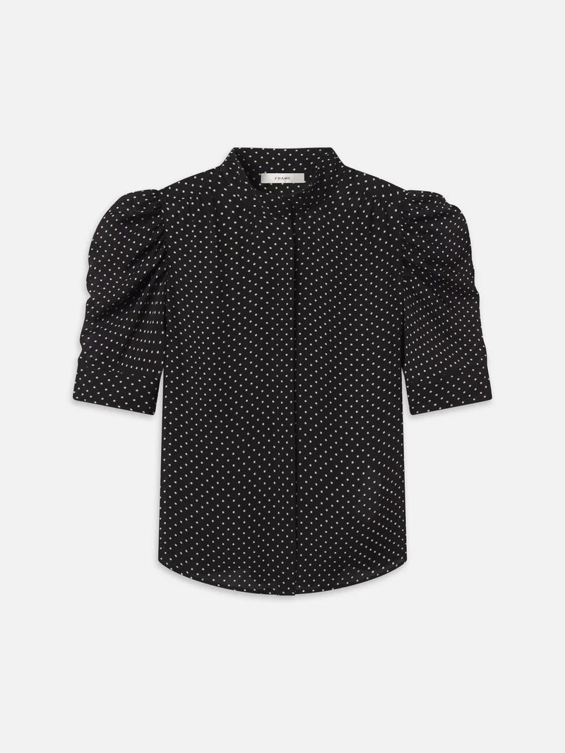 Frame The Houndstooth Gillian Top