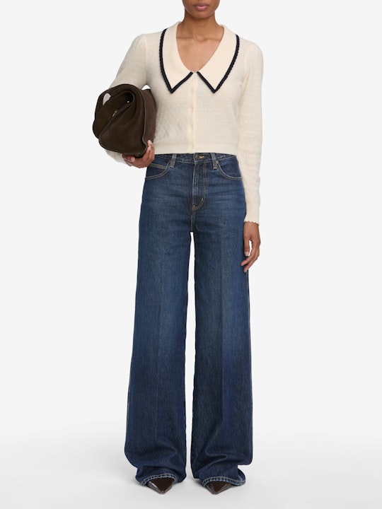 Frame L/S Cashmere Sailor Sweater