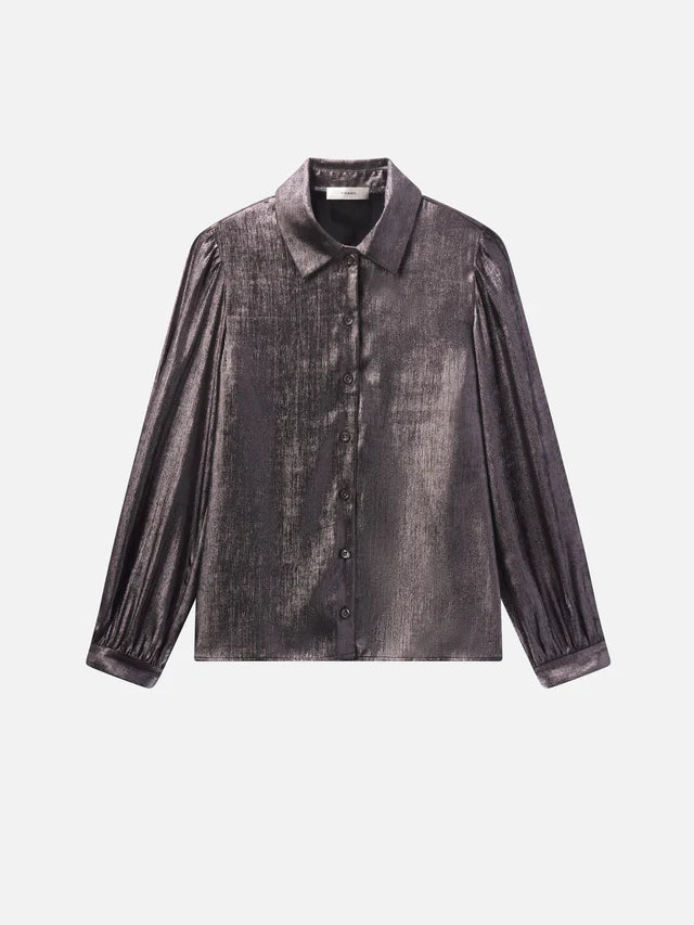 Frame Shiny Staple Blouse