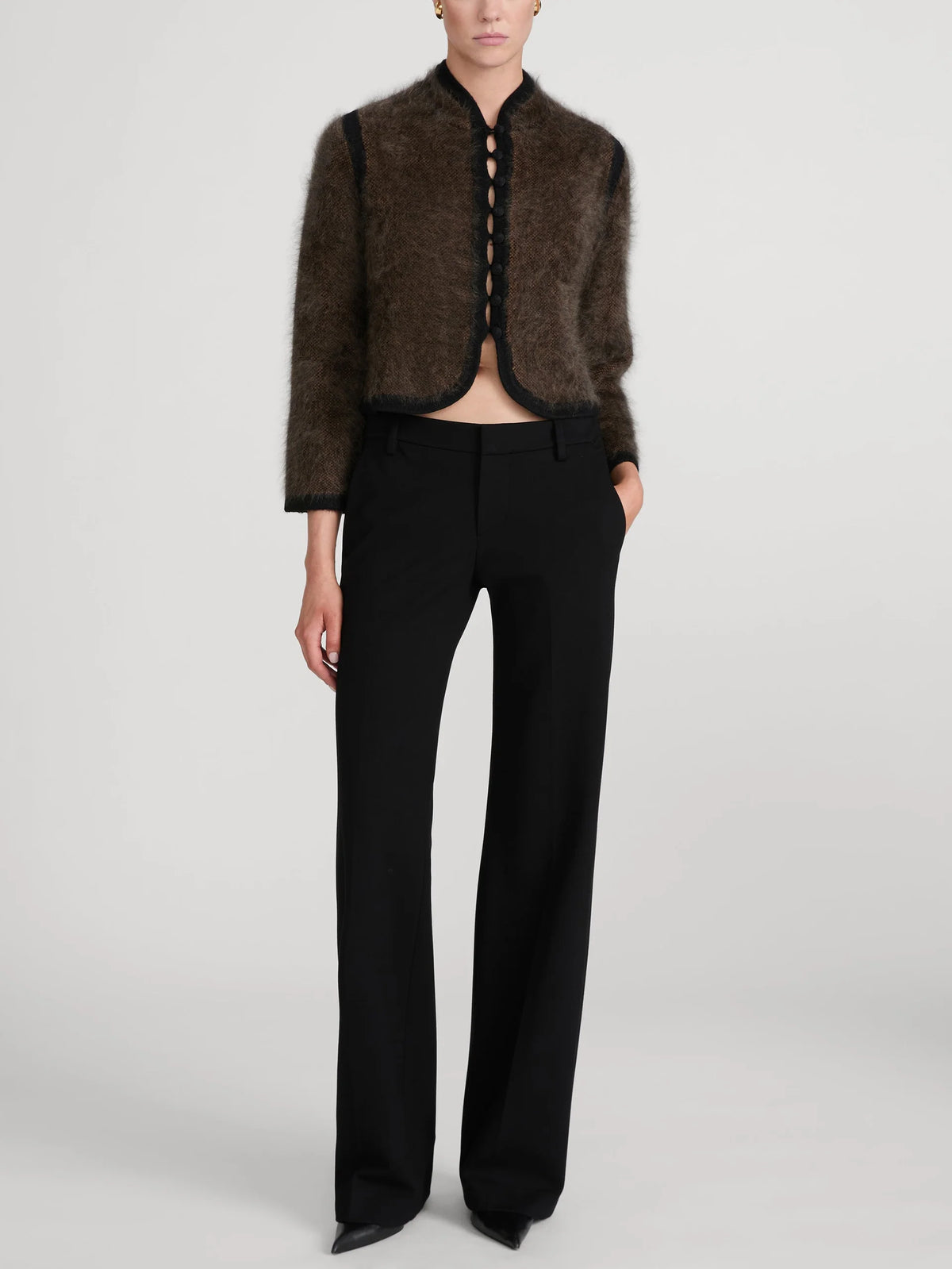 FRAME The Brushed Cashmere Salon Cardi