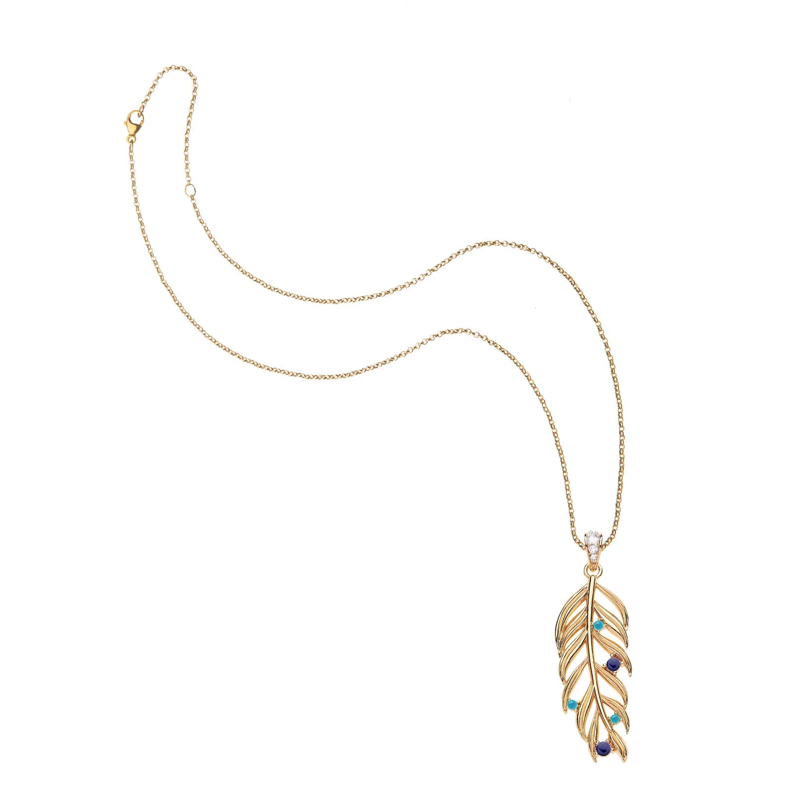 Jane Win WANDERLUST Palm Leaf Pendant
