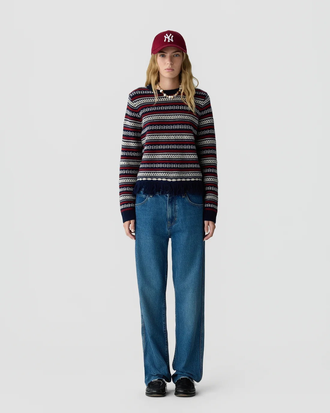 Guest In Residence Western Stripe Crew