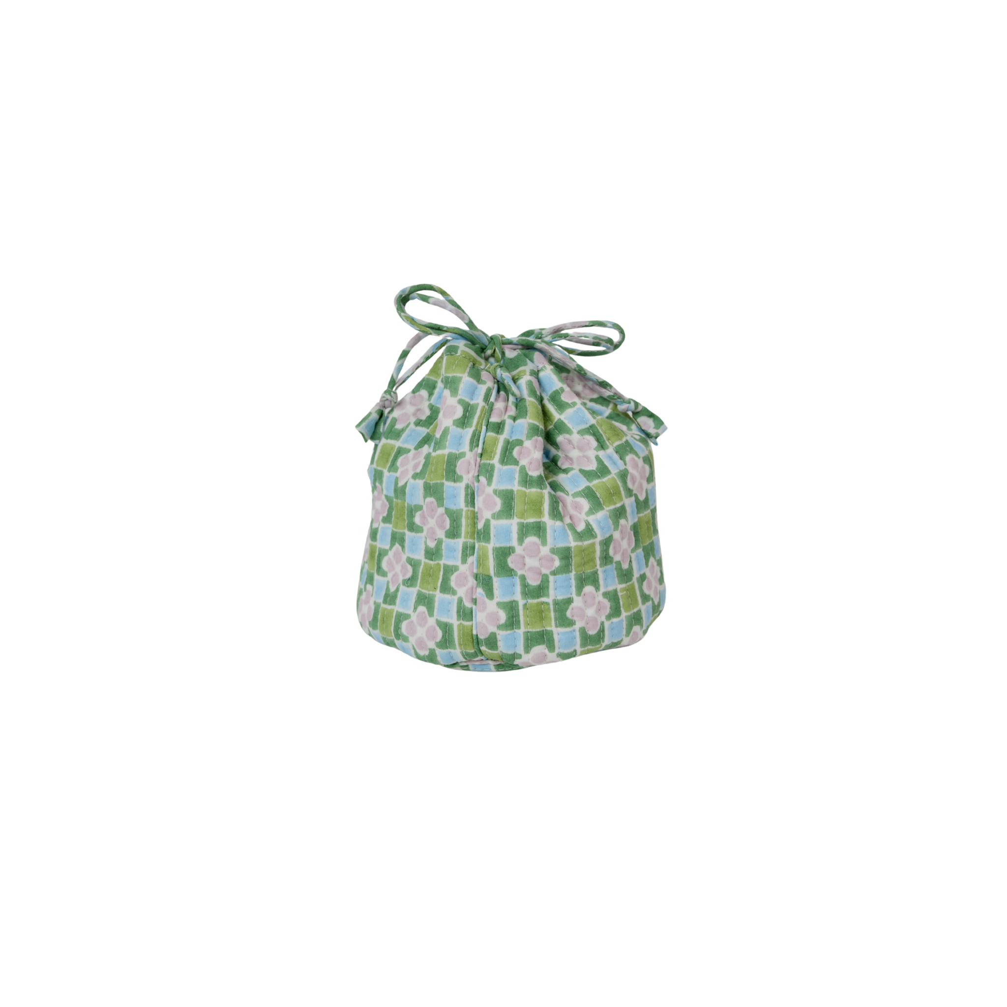 Maison Poire Arthur Jewelry Pouch - Lilac/Spring Green