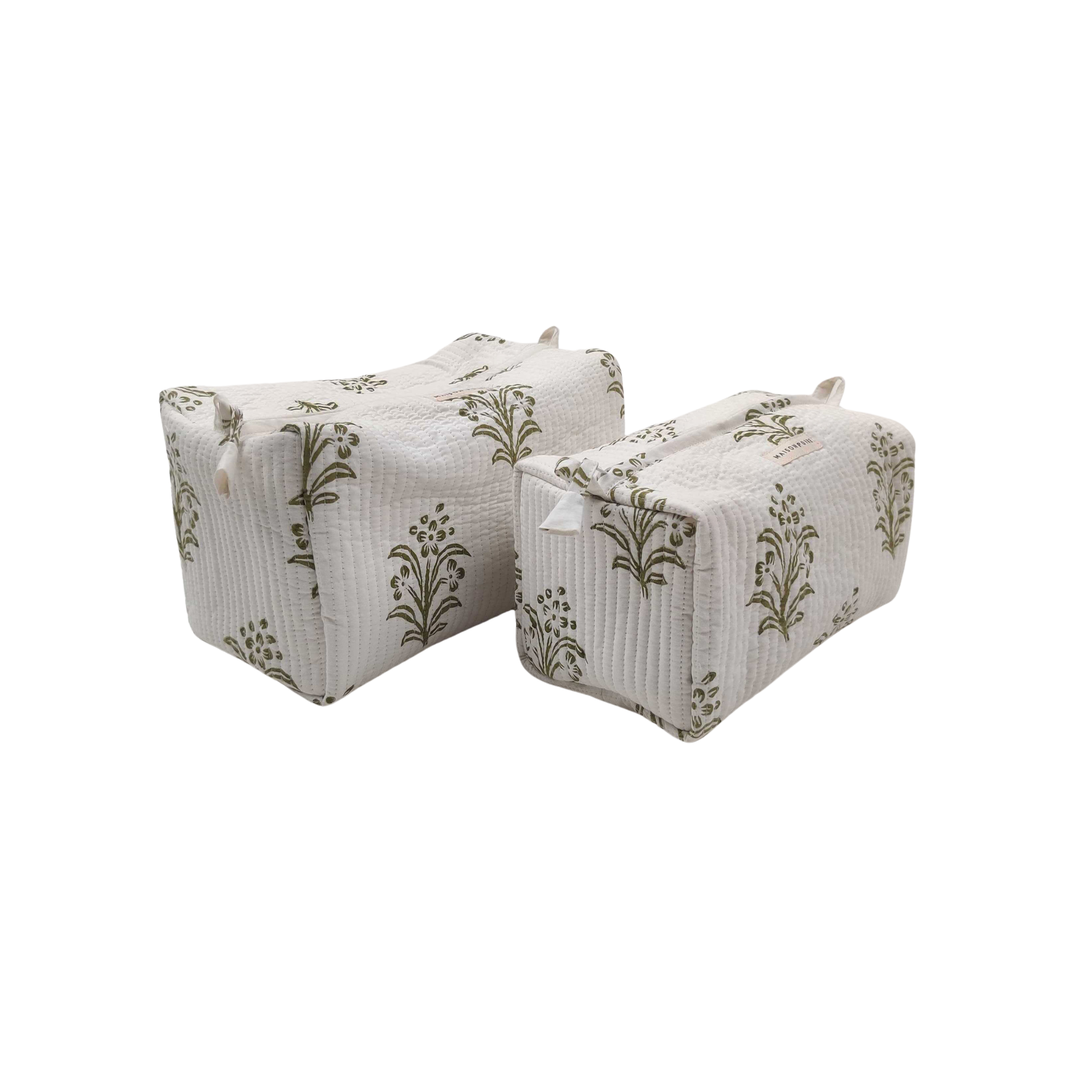 Maison Poire Eloise Toiletry Bag - Olive