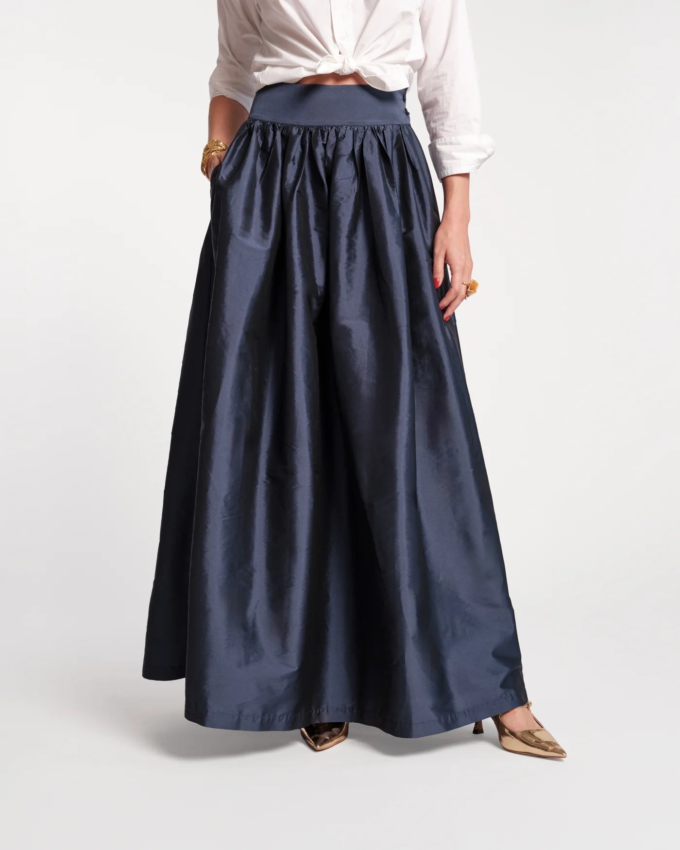 Frances Valentine Ball Skirt - Navy