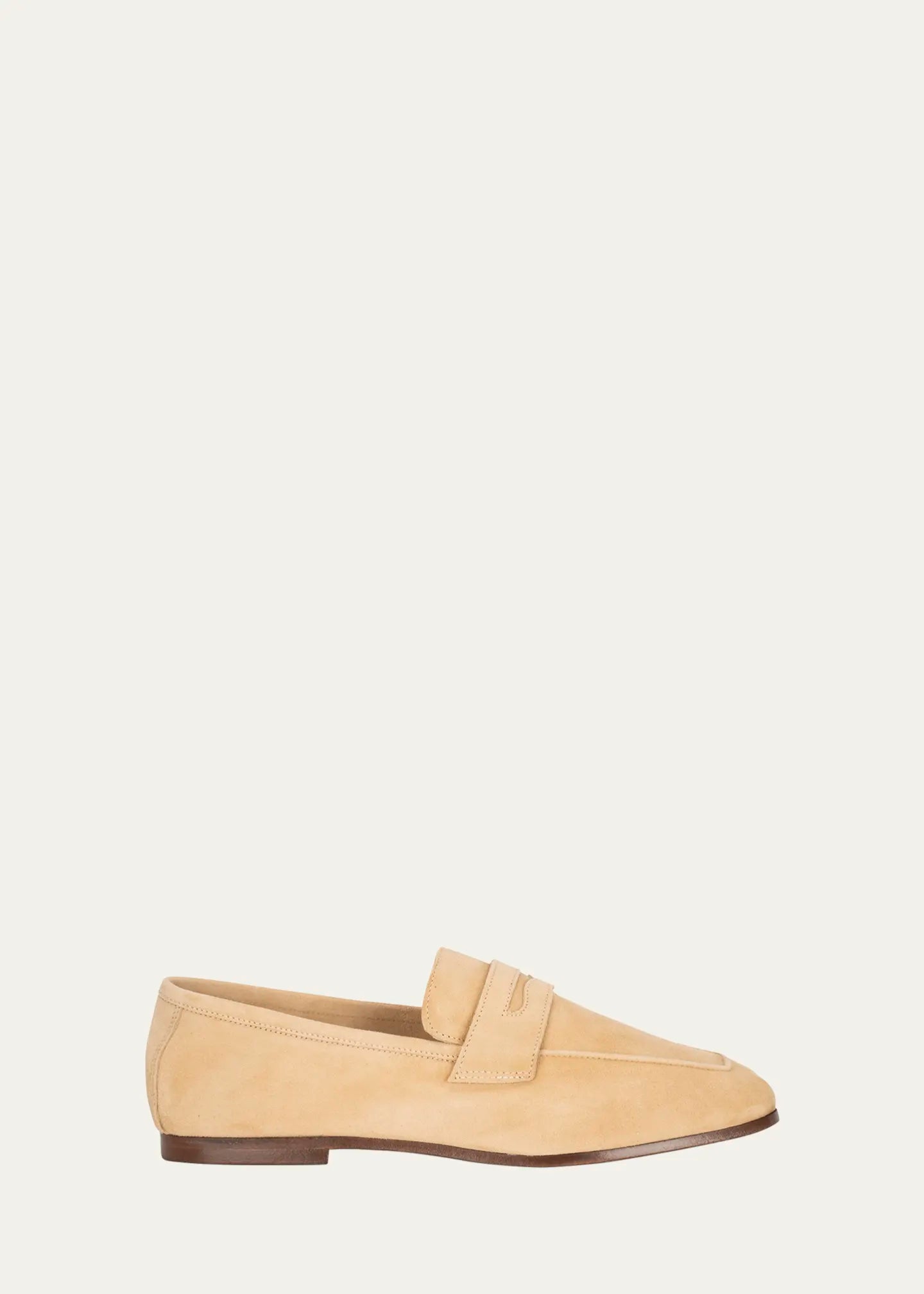 Sophique Essenziale Suede Loafers - Sand