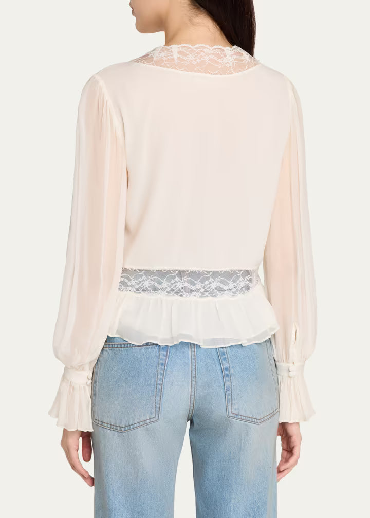 LoveShackFancy Thessira Top