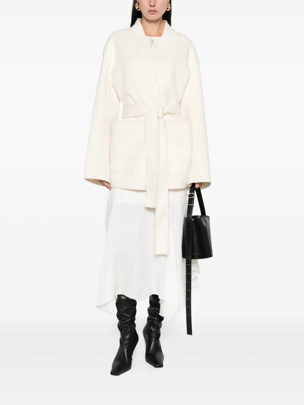 Rohe Double-Faced Kimono Style Coat