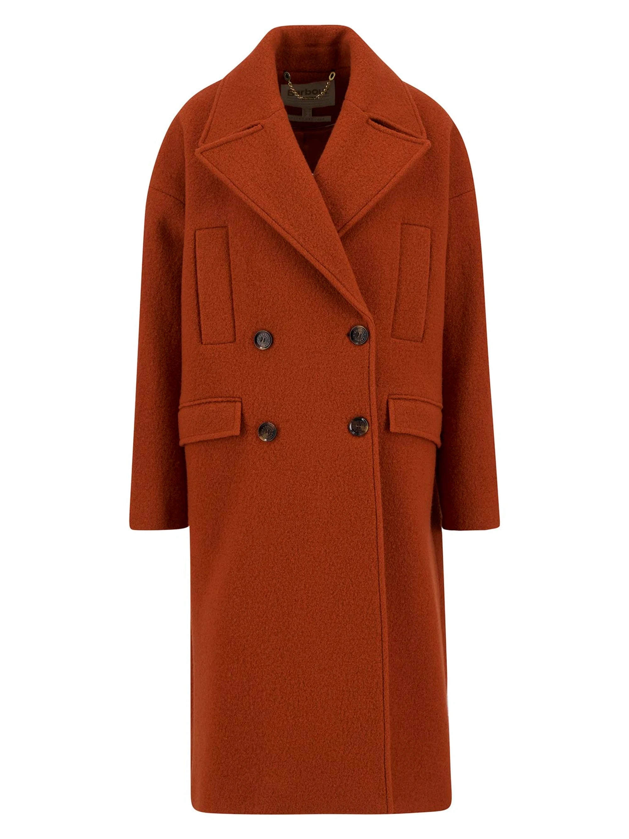 Barbour Blyth Double Breasted Wool Coat