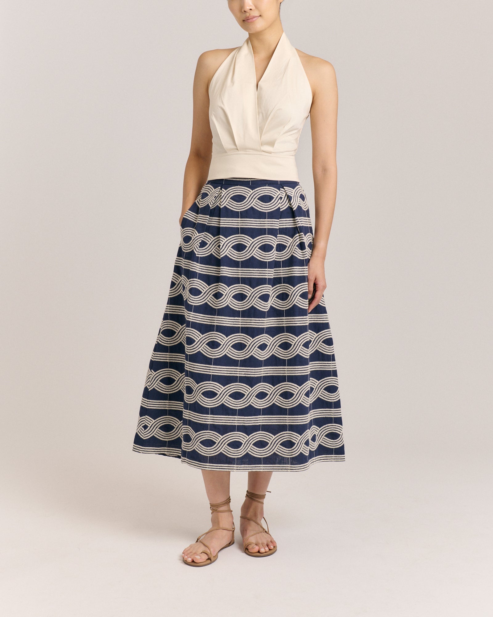 SU26 Bea Skirt-Midnight Blue