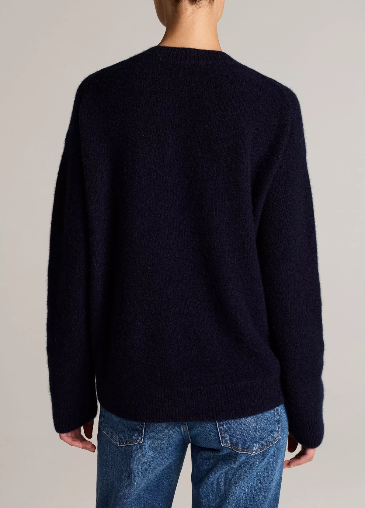Vince Boiled Cashmere Crew Neck Sweater