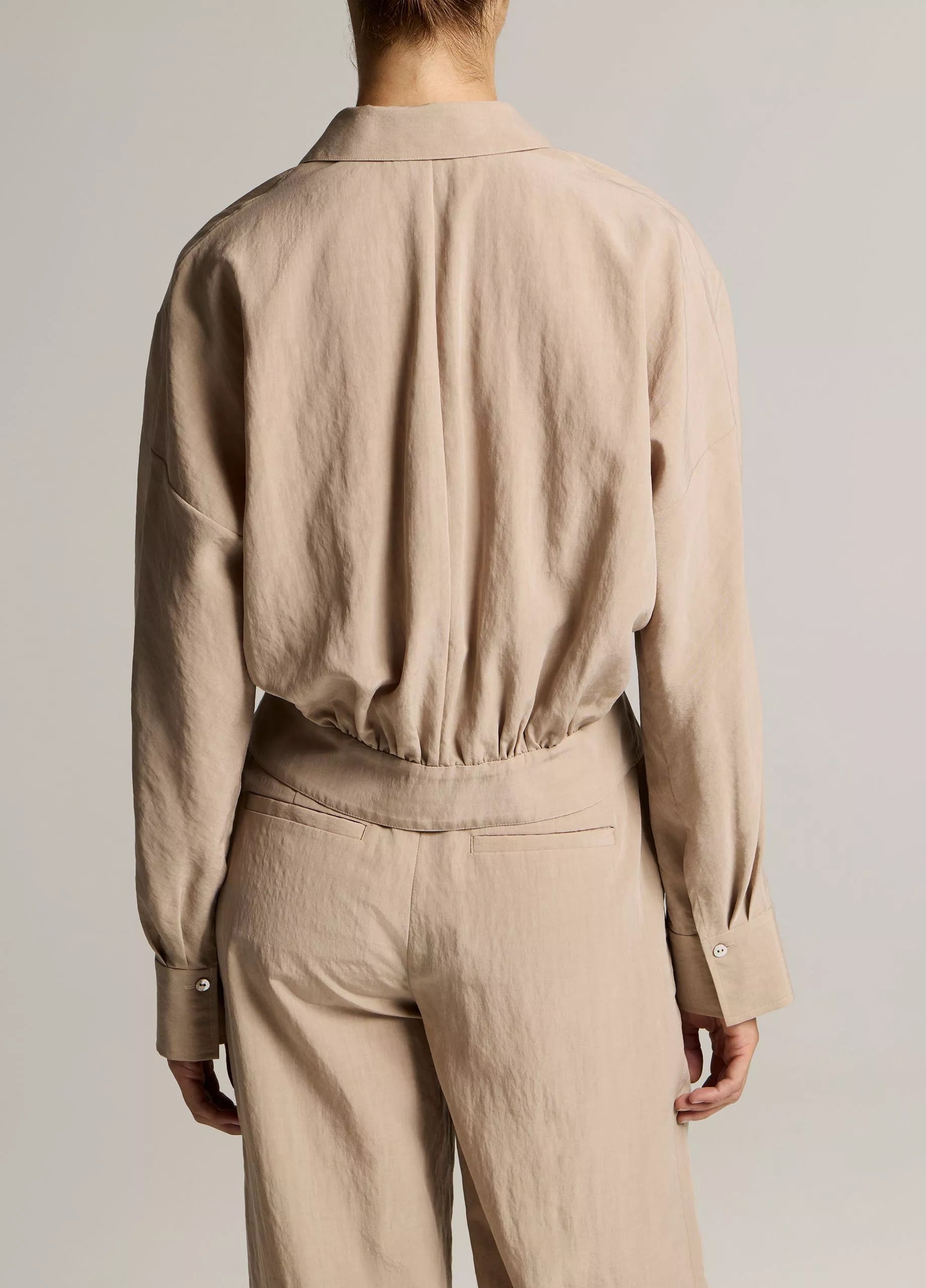 Vince Blouson-Back Shirt Jacket