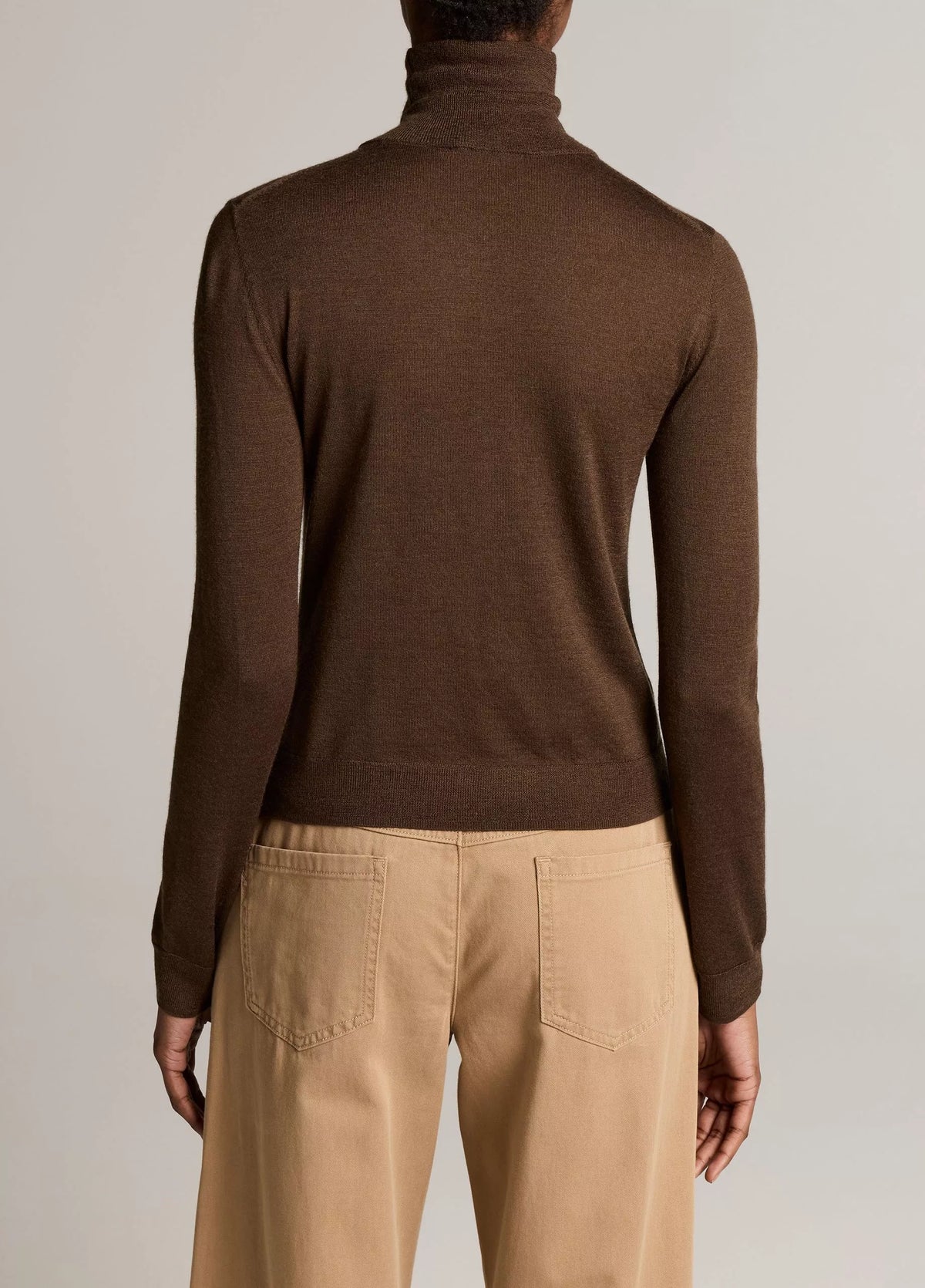 Vince Cashmere-Silk Slim Turtleneck Sweater