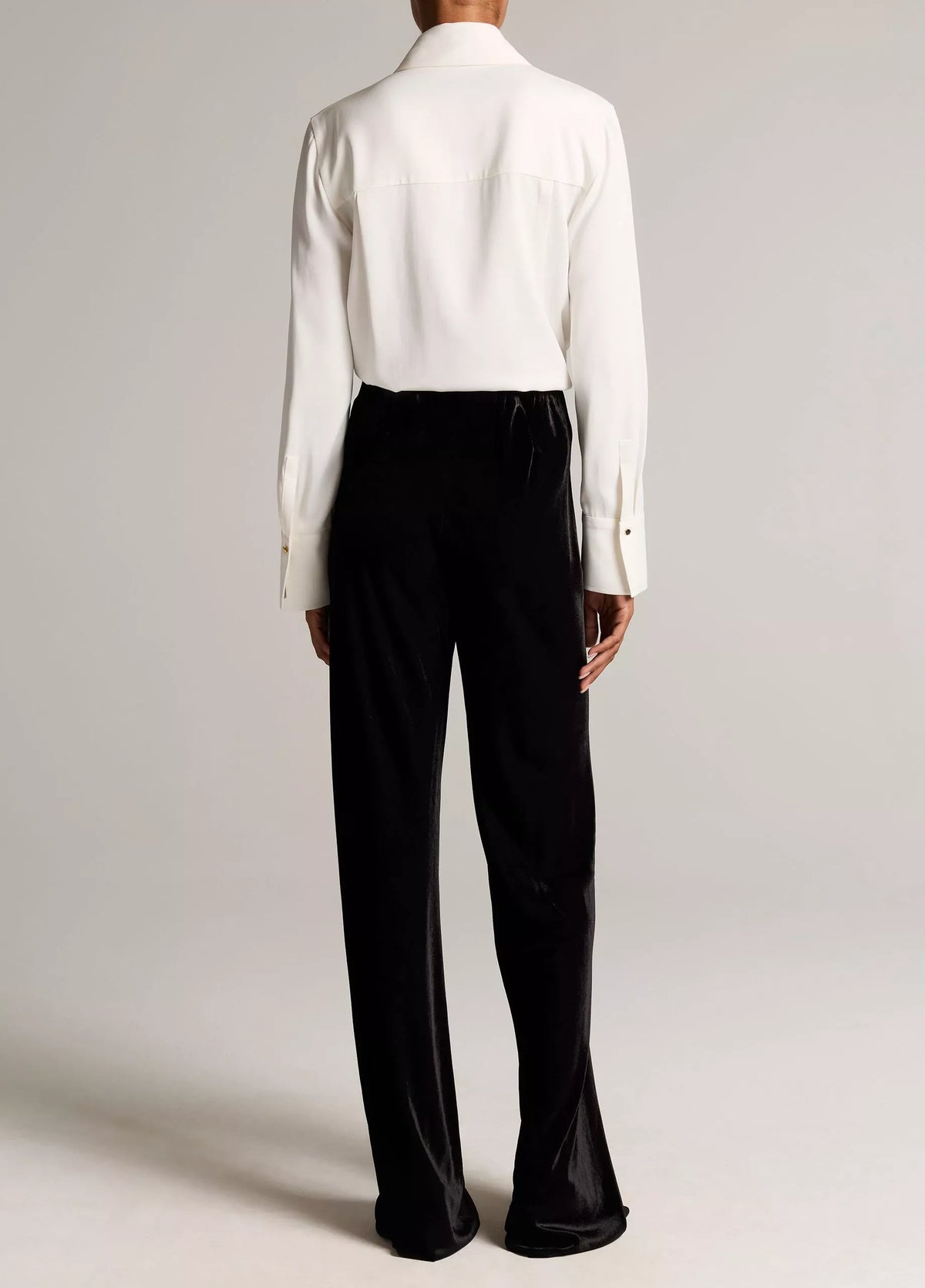 Vince Colette High Waist Velvet Bias Pant
