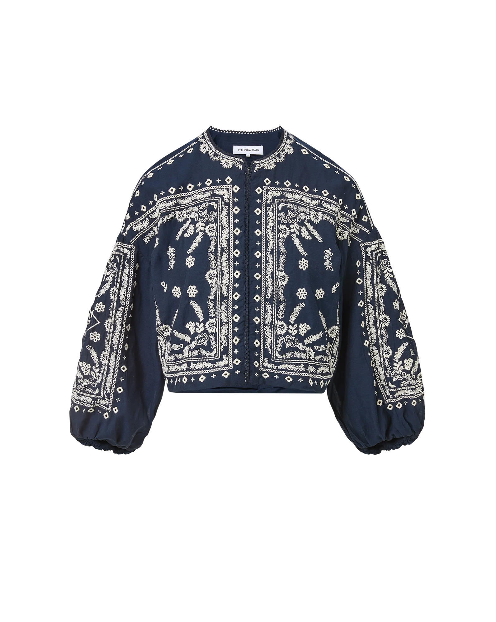 Veronica Beard Drake Embroidered Jacket