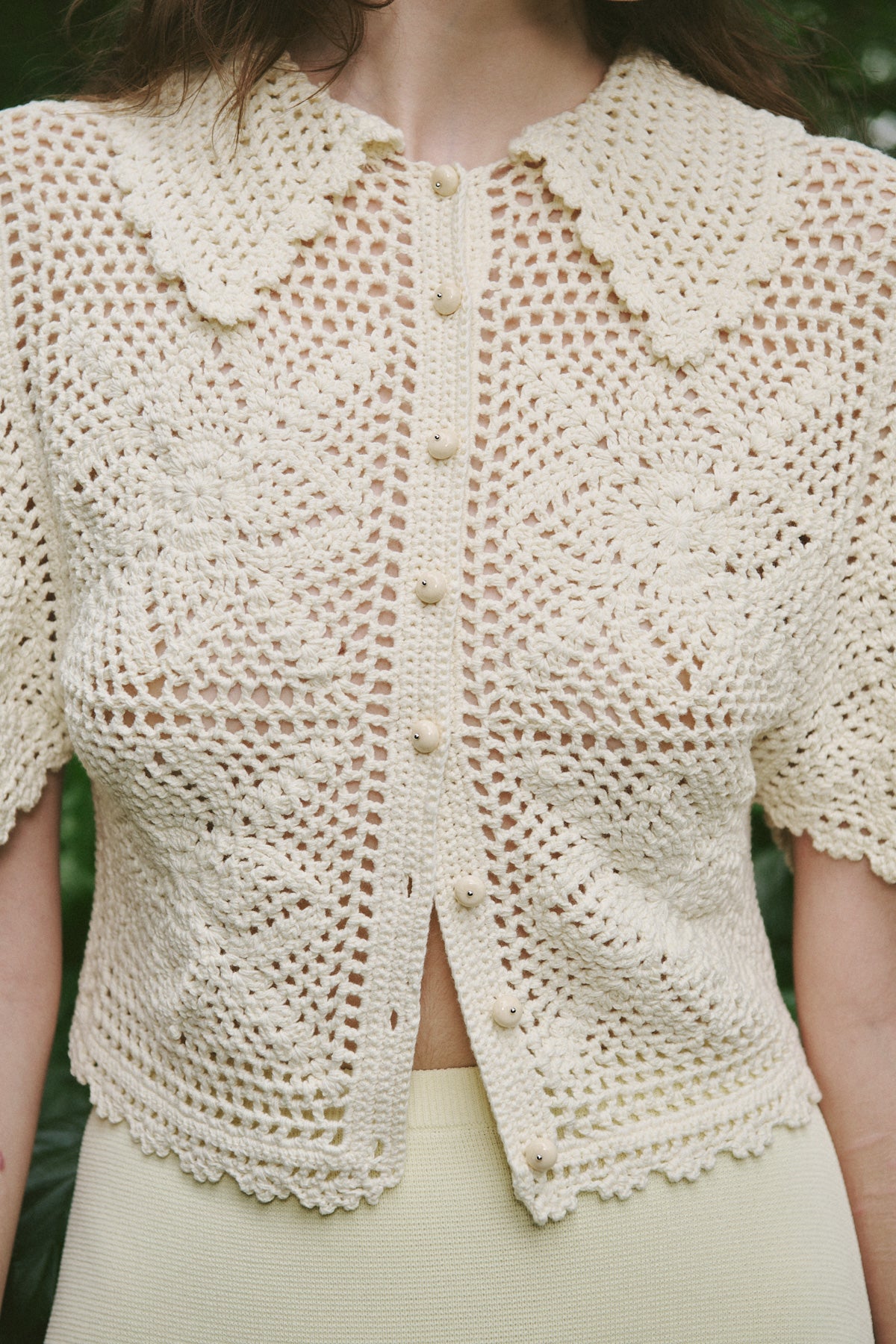 CLEO HAND CROCHET SHIRT