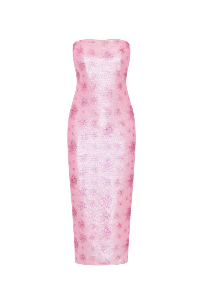 LoveShackFancy Stasia Sequin Midi Dress