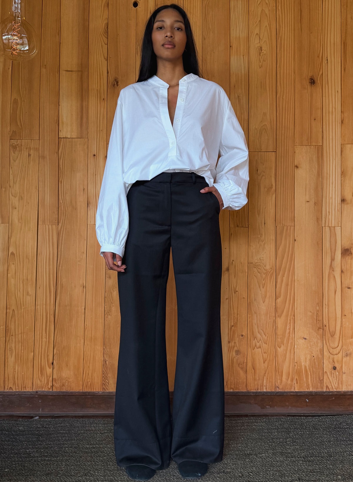 The Pima Cotton Button Blouse