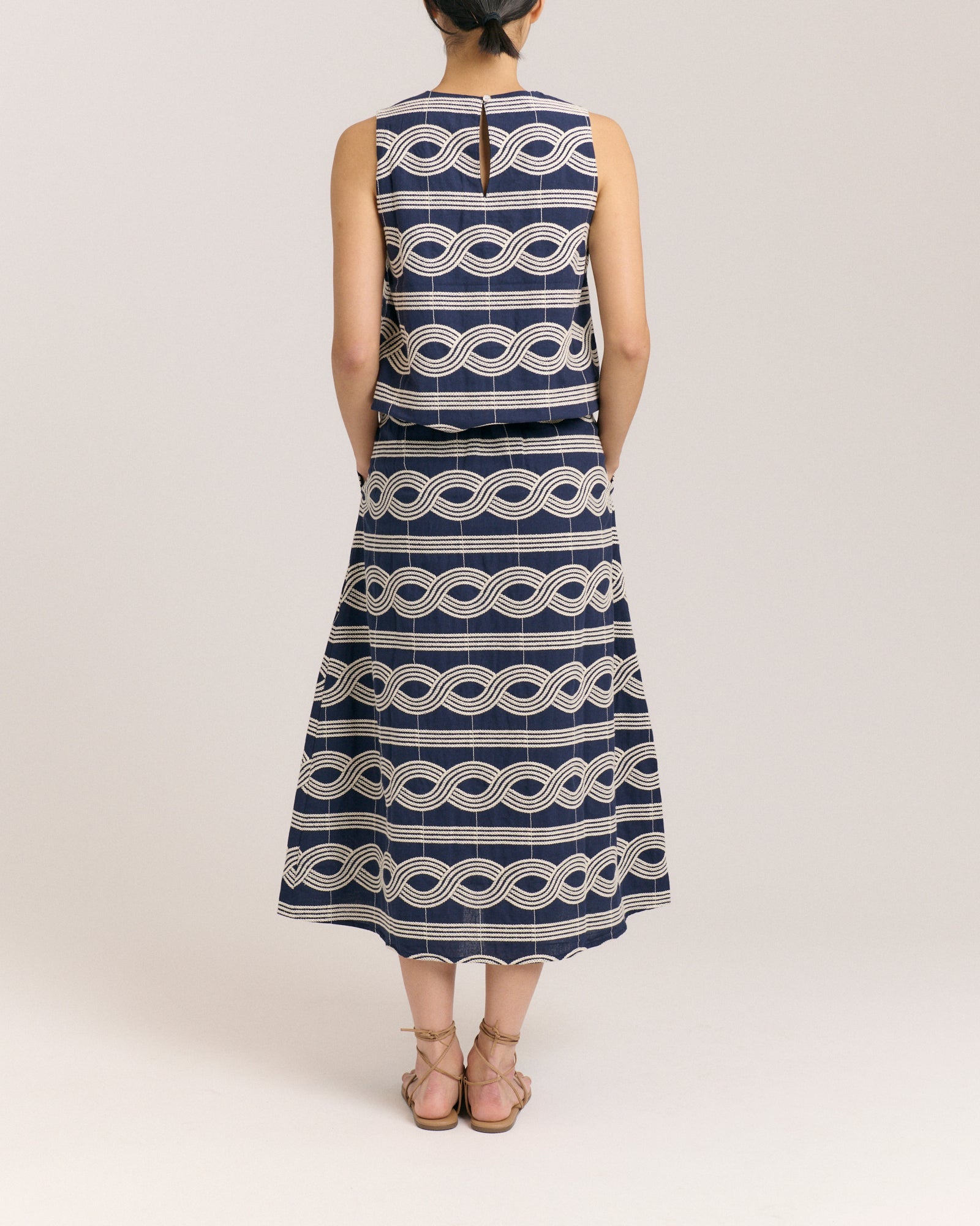 SU26 Bea Skirt-Midnight Blue