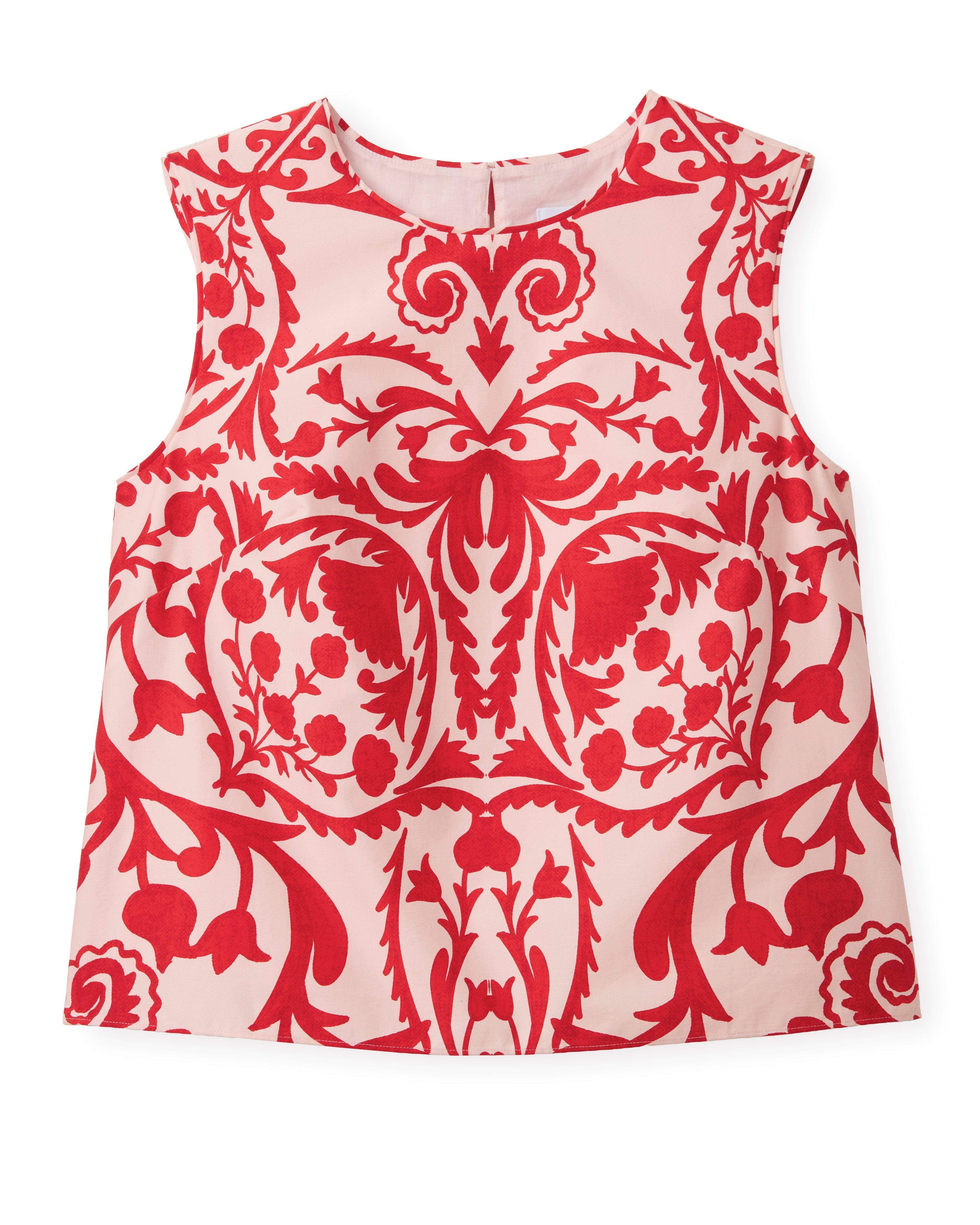 SU26 Linda Shell Top-Faraway Print-Poppy