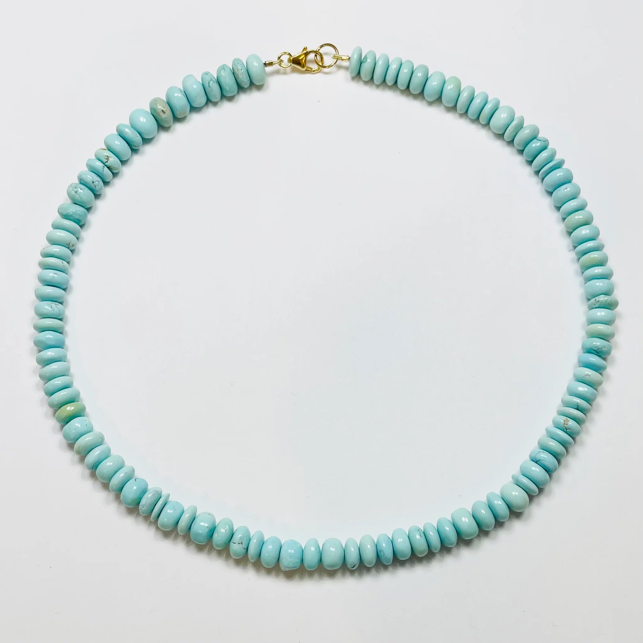 Theodosia Tiffany Blue Turquoise Candy Necklace