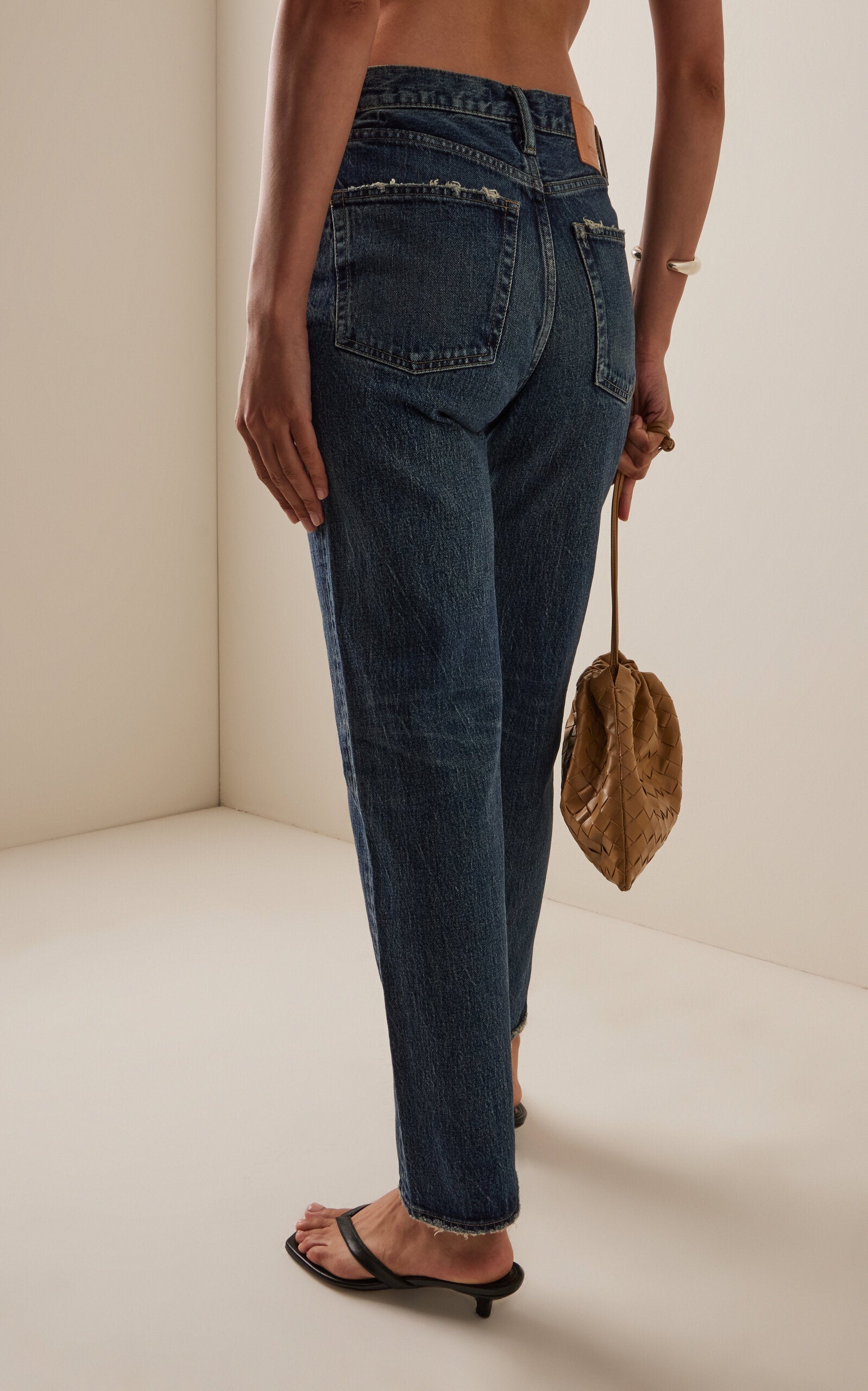 Moussy Vintage Wiley Mid Rise Straight Leg Jeans