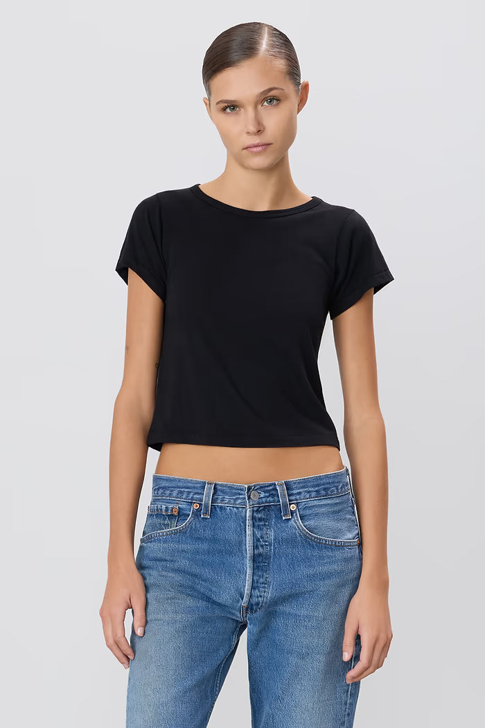Eterne S/S Baby Tee - Black