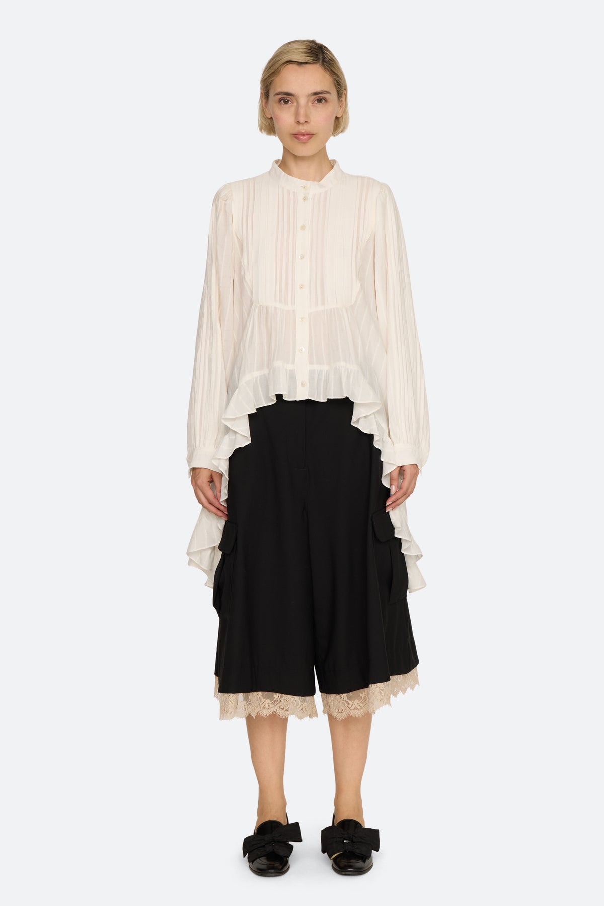 KATHLEEN TUXEDO L/SLV SHIRT (D1)
