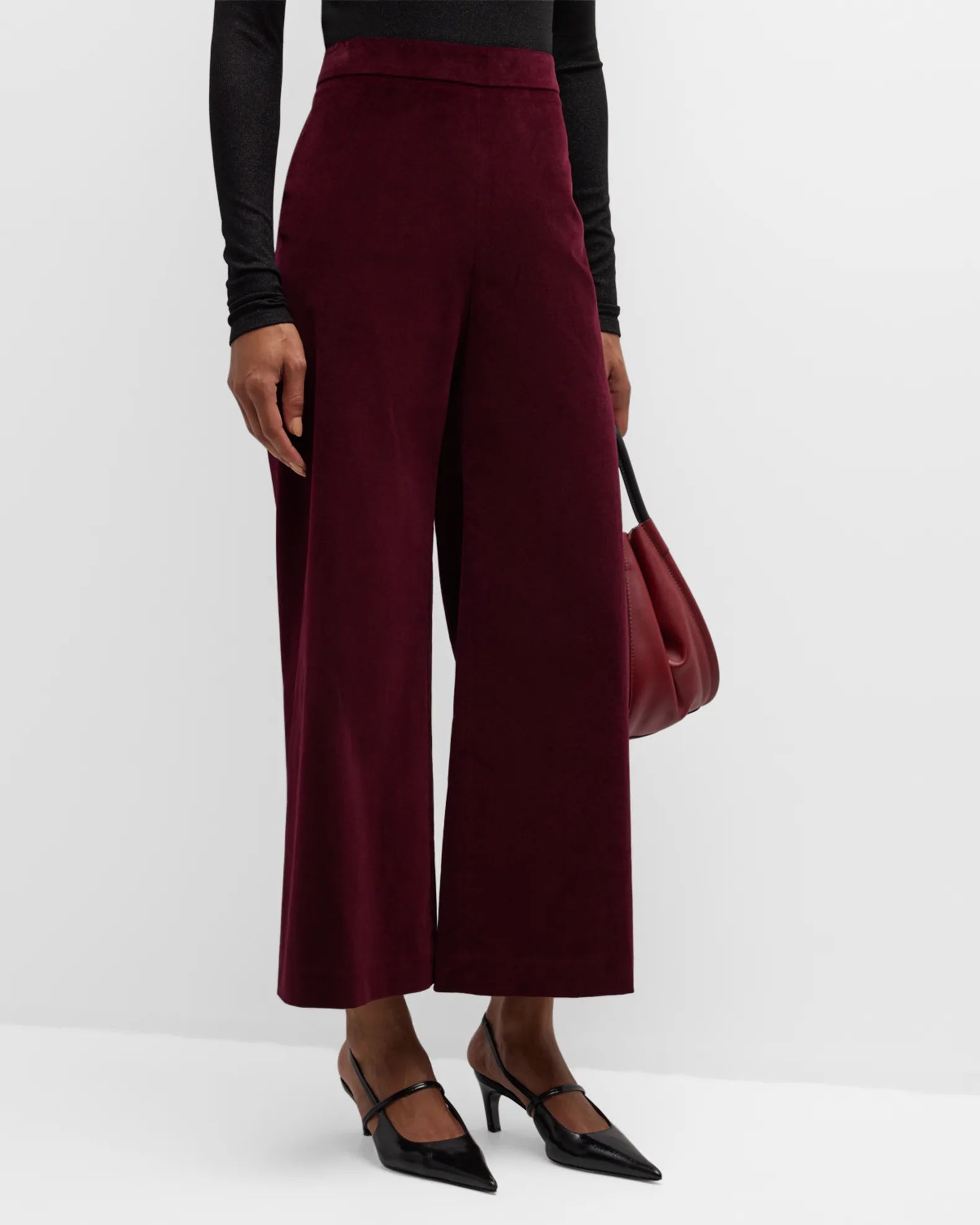 Frame Velvet Wide Leg Pant