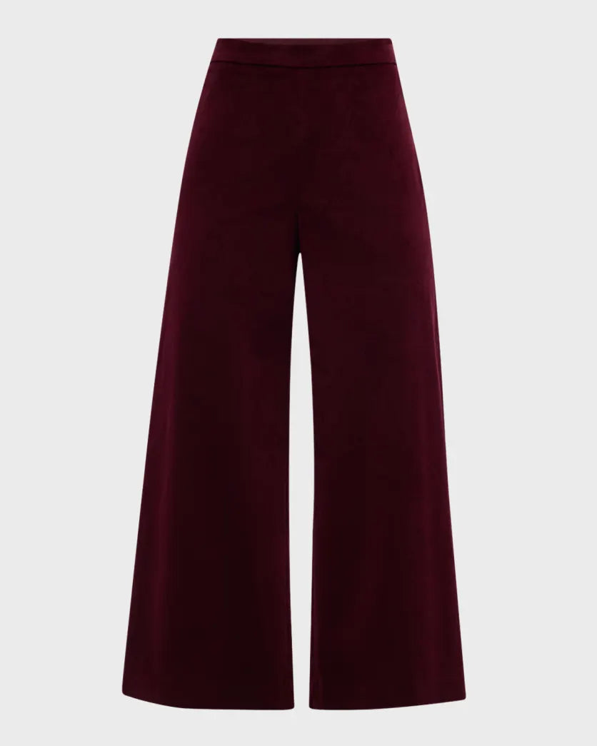 Frame Velvet Wide Leg Pant