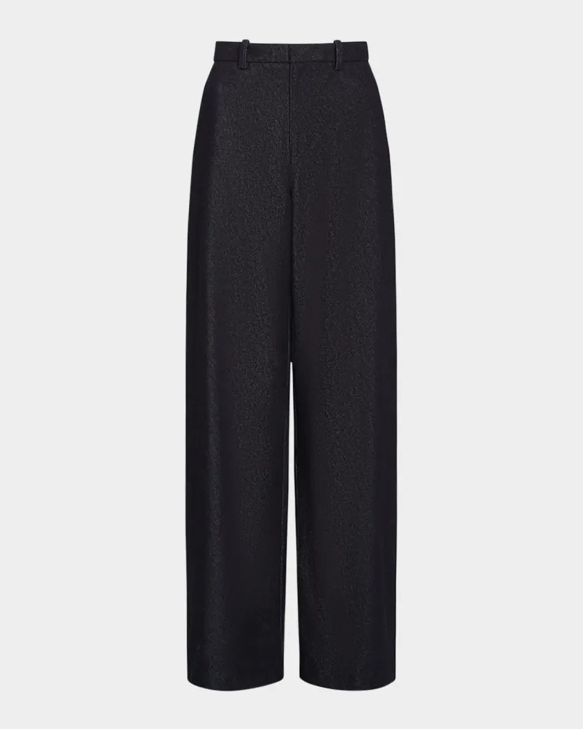 Vince High Waist Cotton Twill Wide Leg Pant