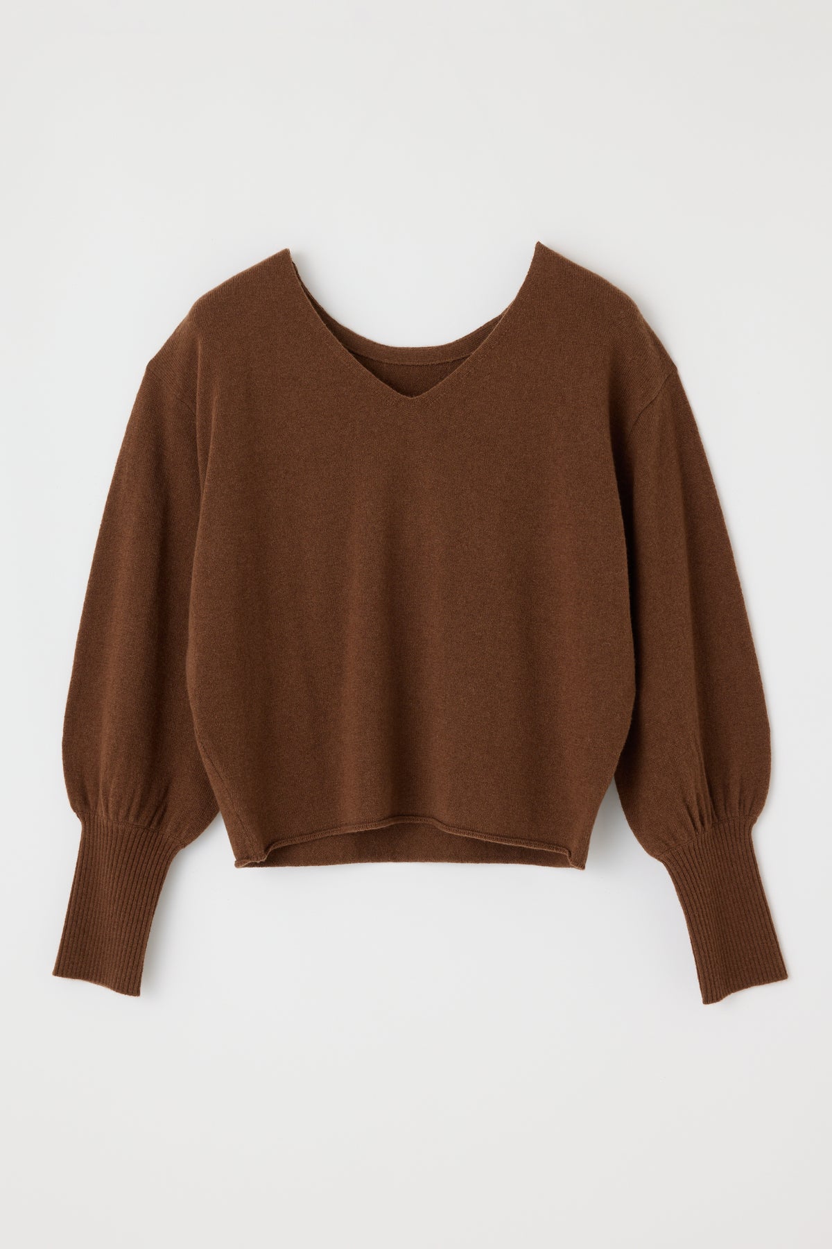 Moussy Vintage 2Face Dolman Knit Top - Brown