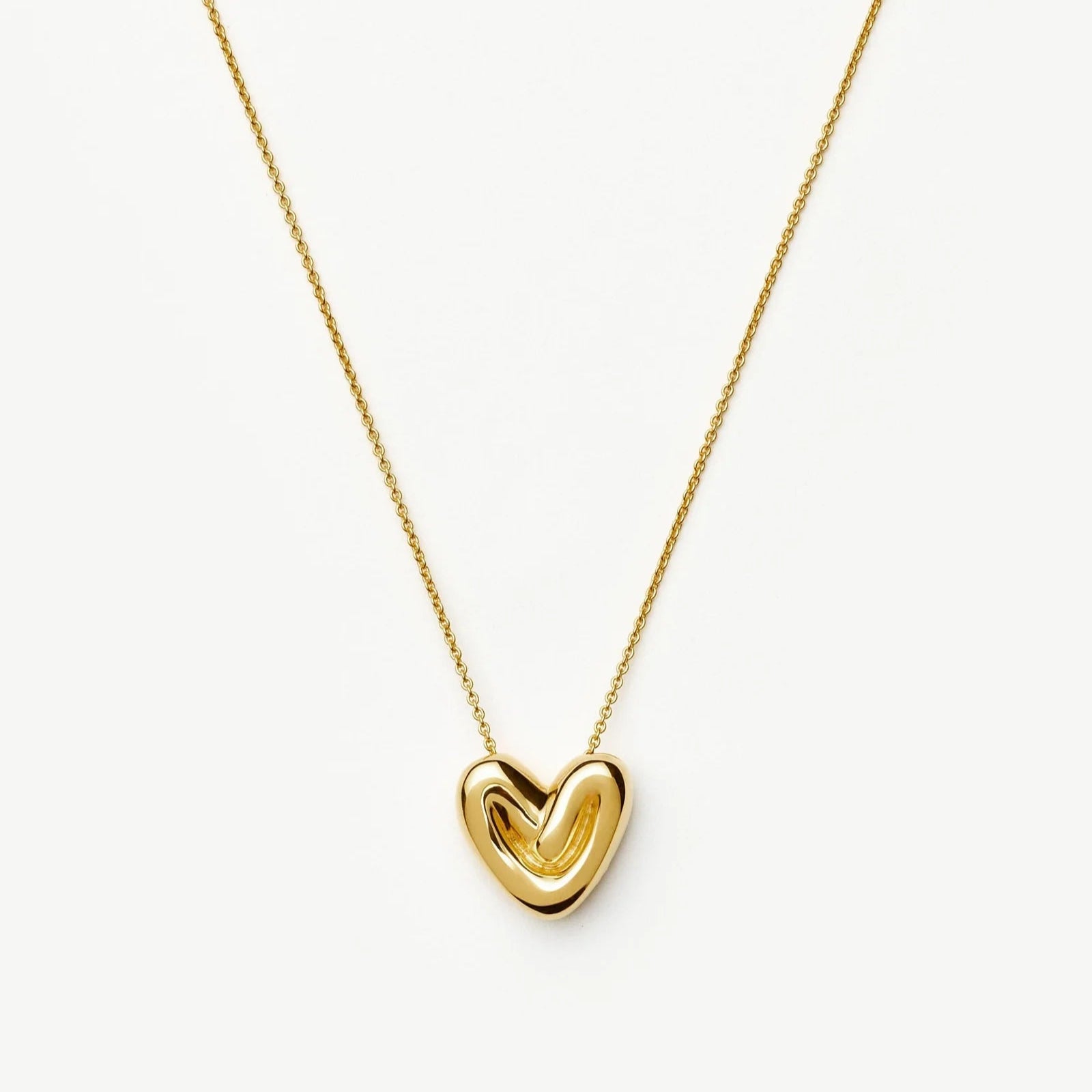 Missoma Puffy Heart Pendant Necklace