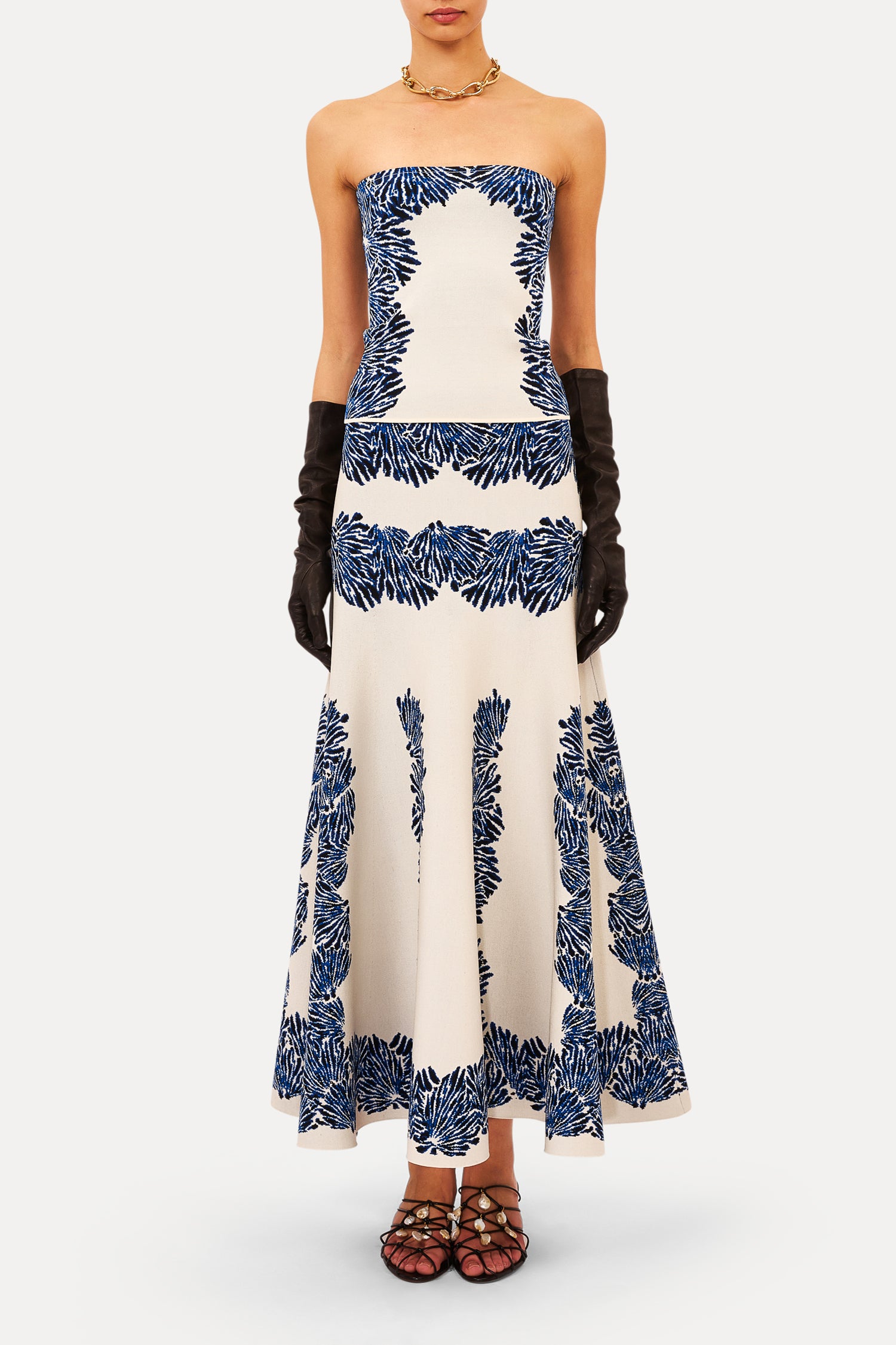 Alessia Knit Jacquard Skirt