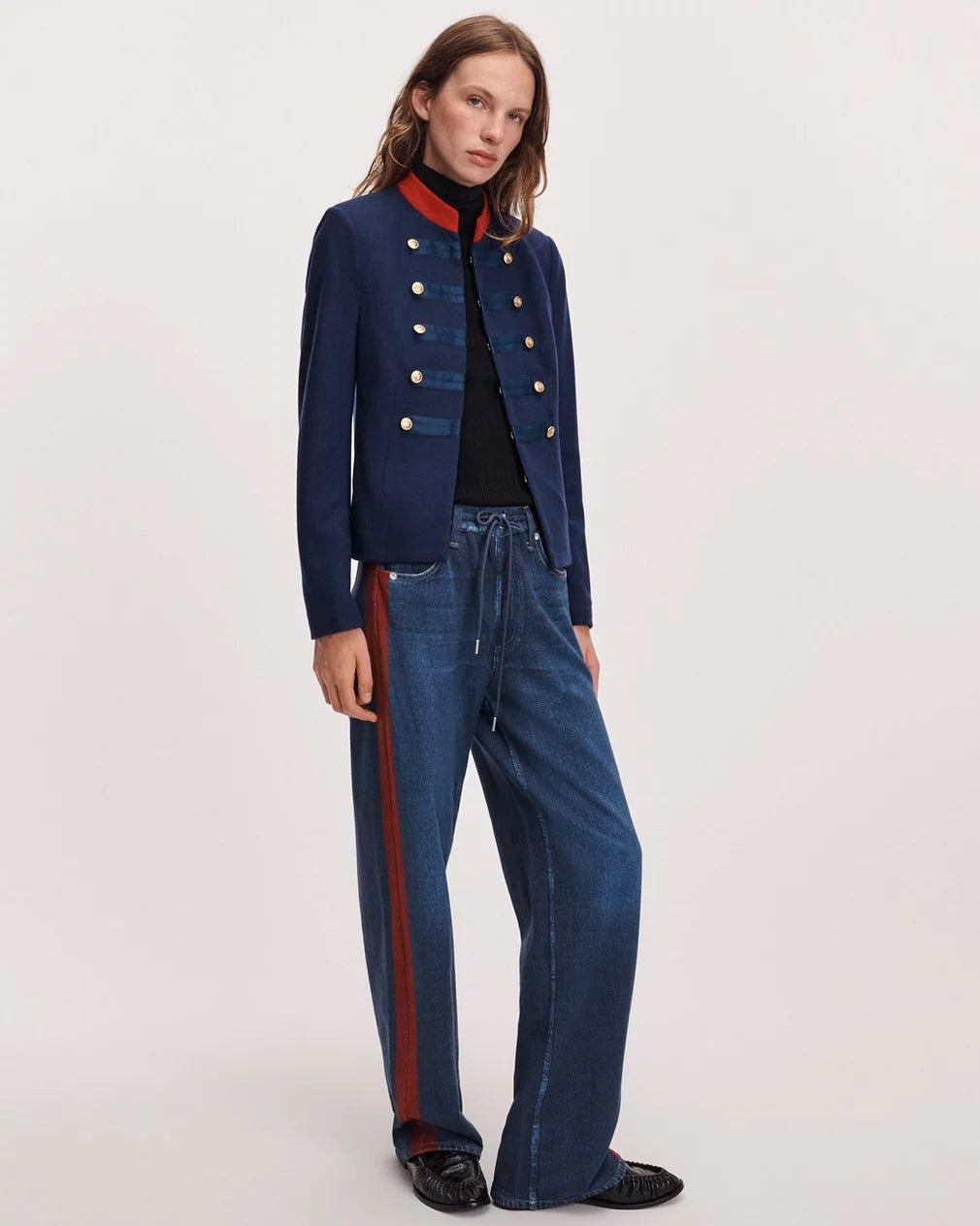 Rag & Bone Miramar Drawstring Track Pant - Nolita Track Stripe