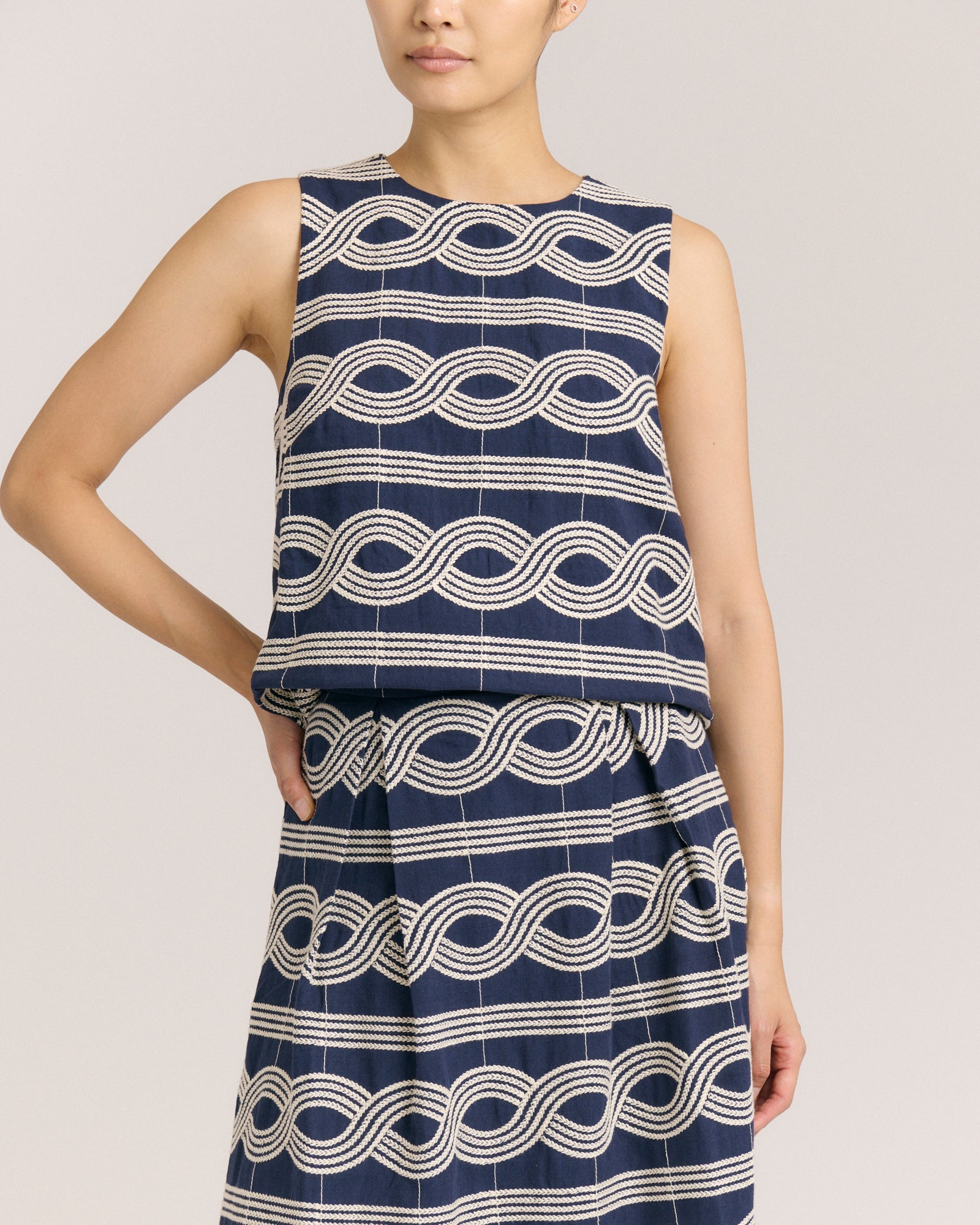 SU26 Celeste Tank-Midnight Blue