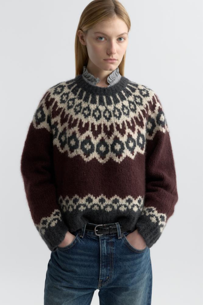 ISALINE FAIR ISLE SWEATER