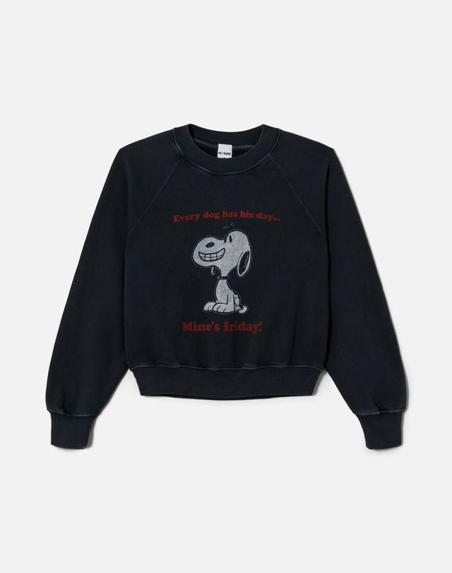 RE/DONE Classic Snoopy Graphic Sweatshirt