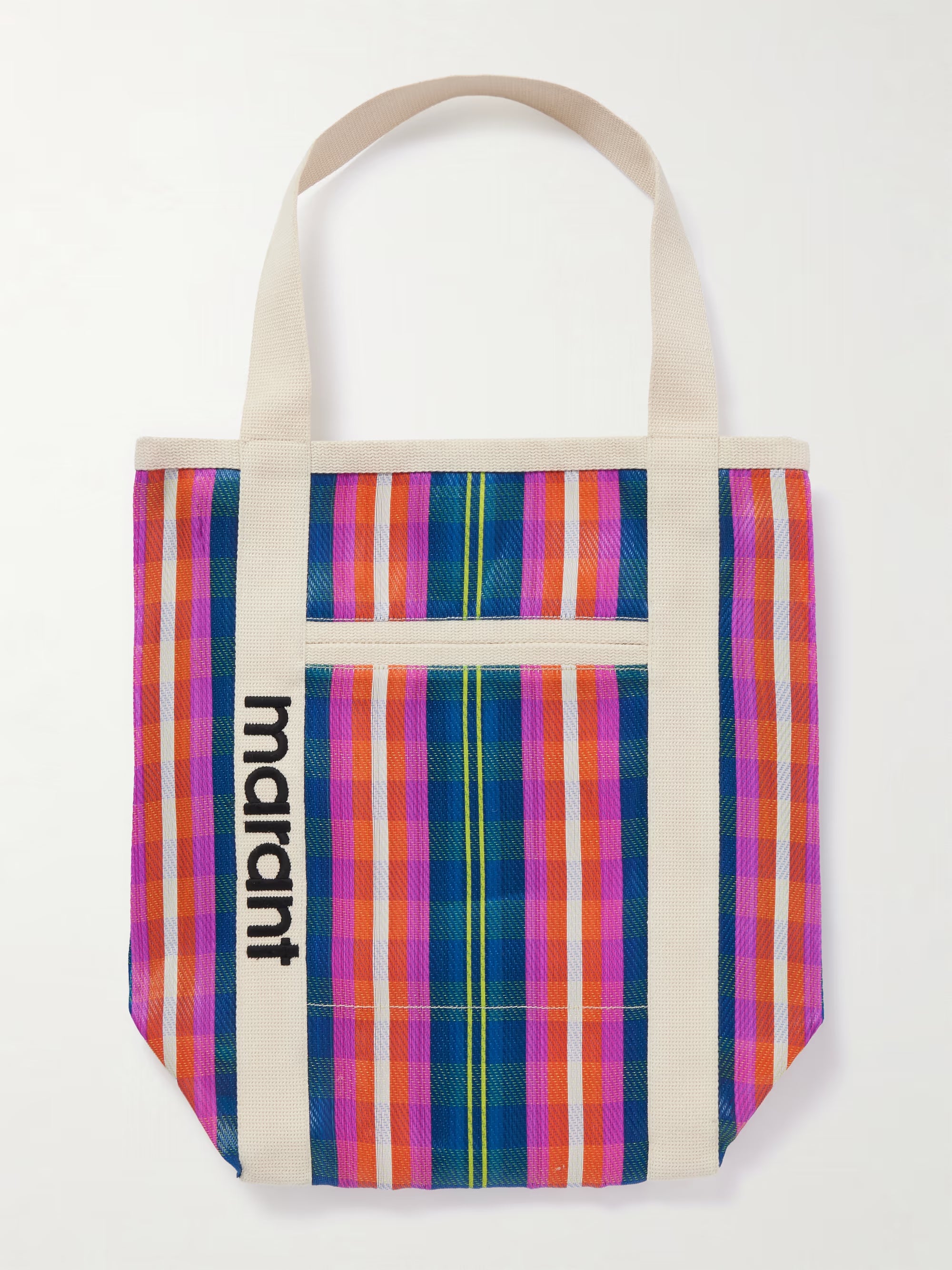 Isabel Marant Darwen Striped Tote - Navy/Orange